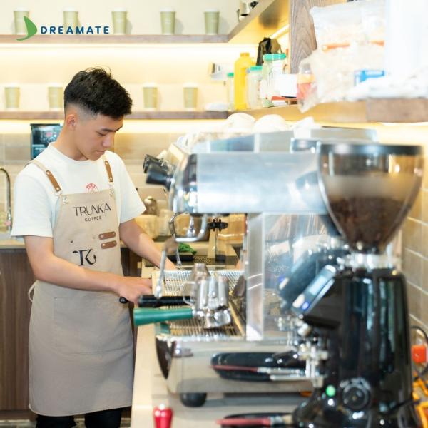 Tạp dề đồng phục Trunka Coffee