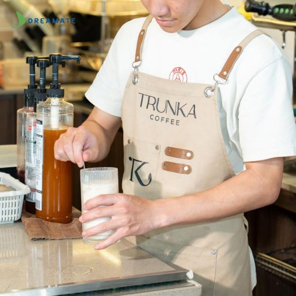 Tạp dề đồng phục Trunka Coffee