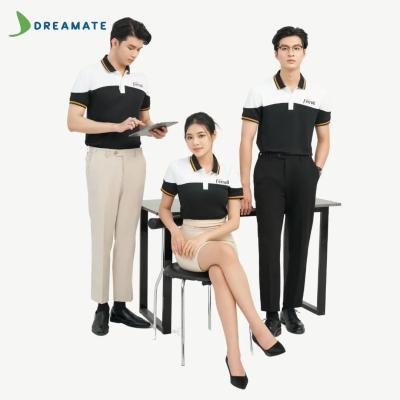 Áo polo đồng phục đen trắng Ferroli