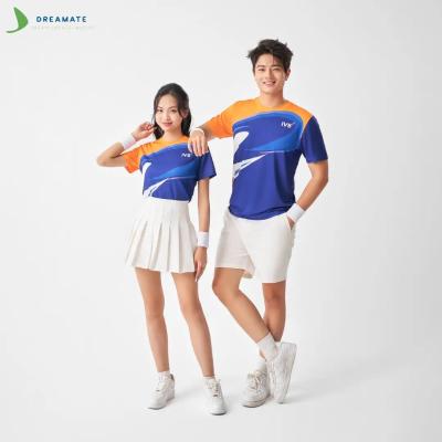 Áo đồng phục team building Indovina Bank xanh cam