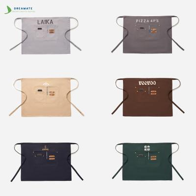 Tạp dề kaki ngắn đồng phục quán cafe - nhà hàng - khách sạn- Dreamate