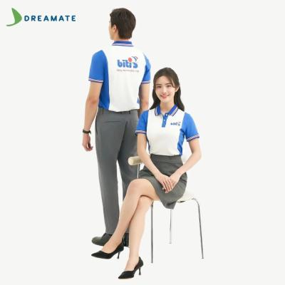 Áo polo đồng phục xanh trắng Biti’s