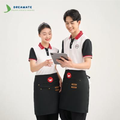 Đồng phục quán ăn Gogi House trắng đen