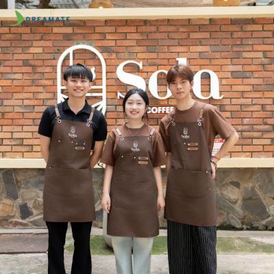 Đồng phục quán Sola Coffee màu nâu