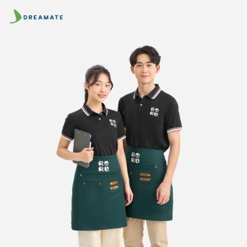 Đồng phục nhà hàng Roru đen trắng
