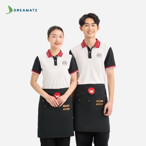 Đồng phục quán ăn Gogi House trắng đen