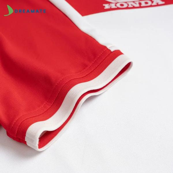 Áo polo đồng phục đỏ trắng Honda