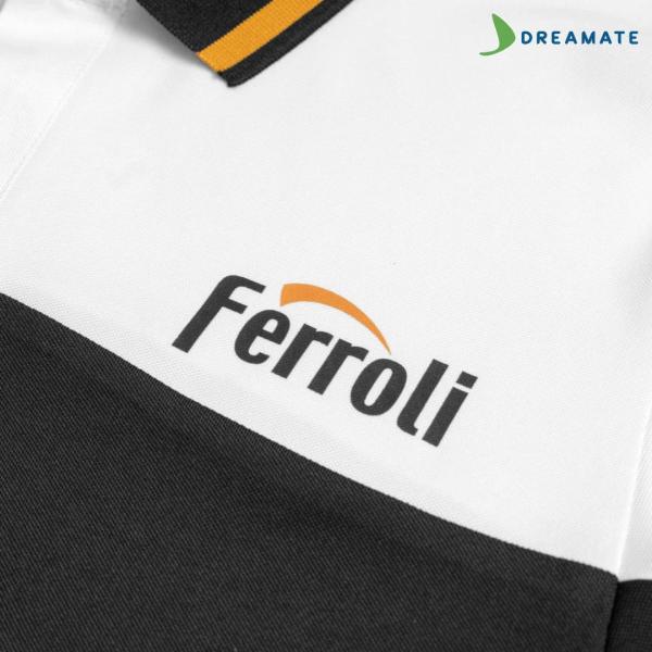Áo polo đồng phục đen trắng Ferroli
