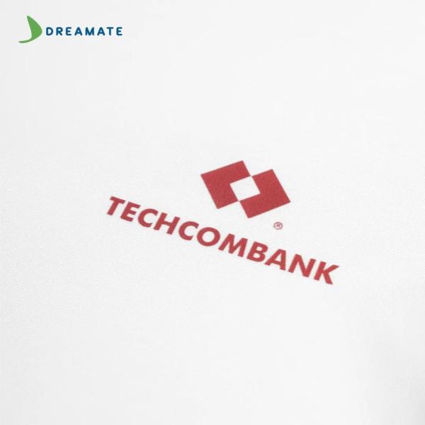 Áo polo đồng phục đỏ trắng Techcombank