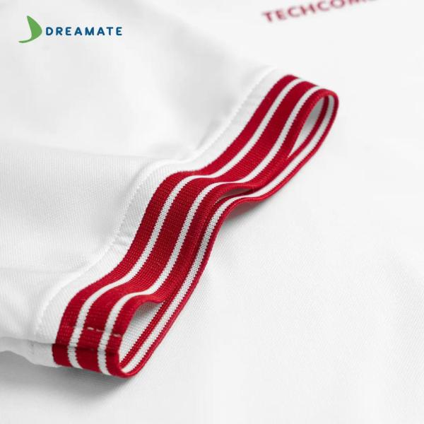 Áo polo đồng phục đỏ trắng Techcombank