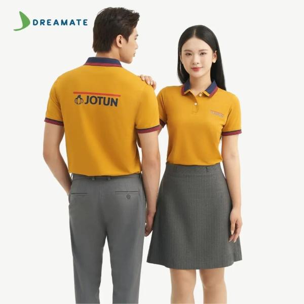 Áo polo đồng phục vàng Jotun