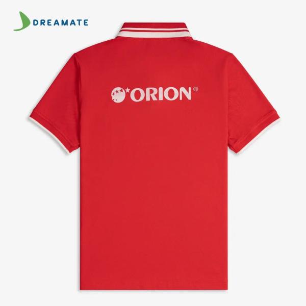 Áo polo đồng phục đỏ trắng Orion