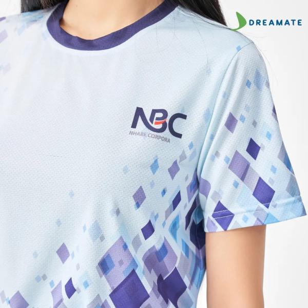 Áo đồng phục team building Nha Be Corpora xanh