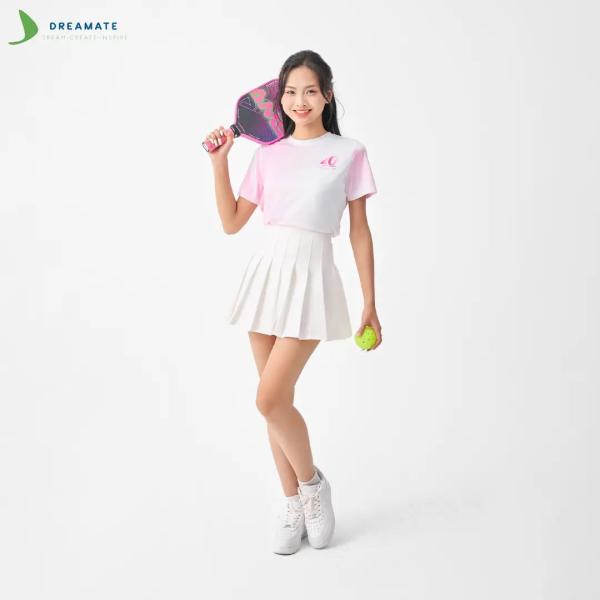 Áo đồng phục team building Sông Hồng trắng hồng