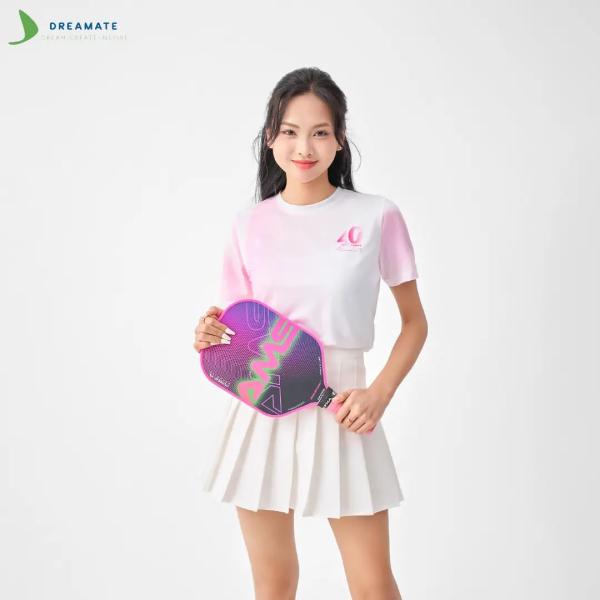 Áo đồng phục team building Sông Hồng trắng hồng