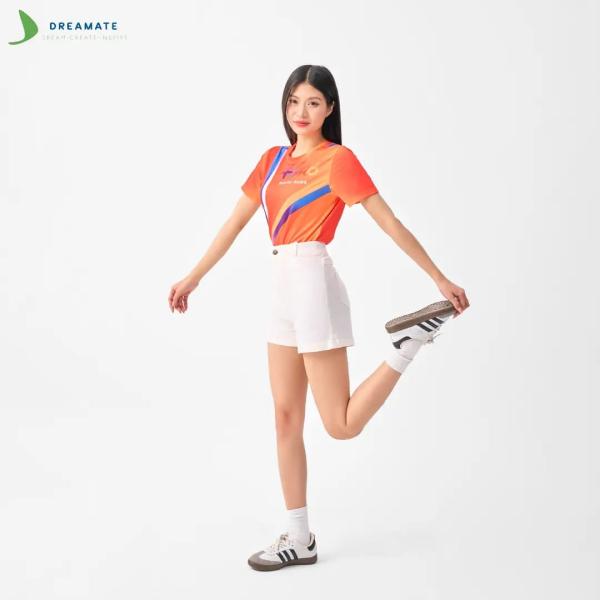 Áo đồng phục team building Timo Bank cam