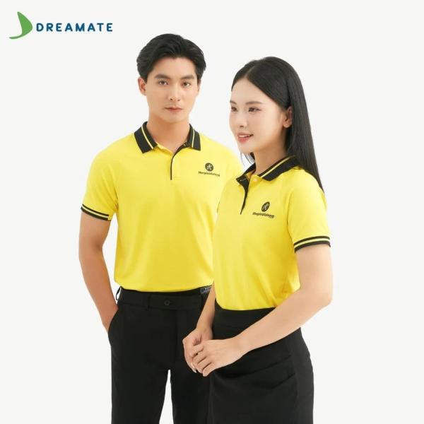 Áo polo đồng phục vàng đen Thegioididong