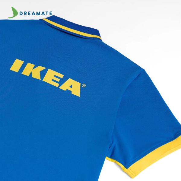 Áo polo đồng phục vàng xanh IKEA
