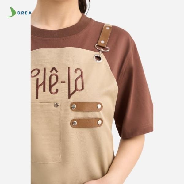 Đồng phục quán Phê La màu nâu