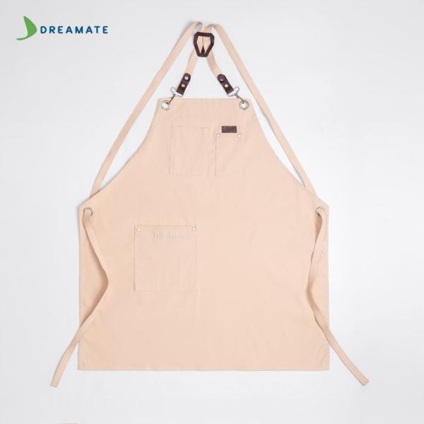 Tạp dề đồng phục màu be Phê La