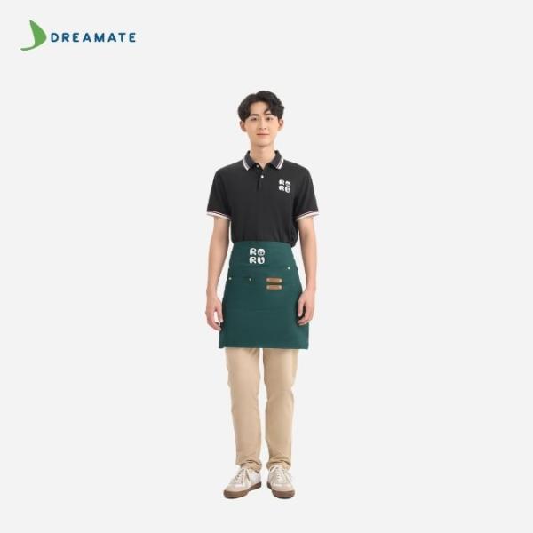 Đồng phục nhà hàng Roru đen trắng
