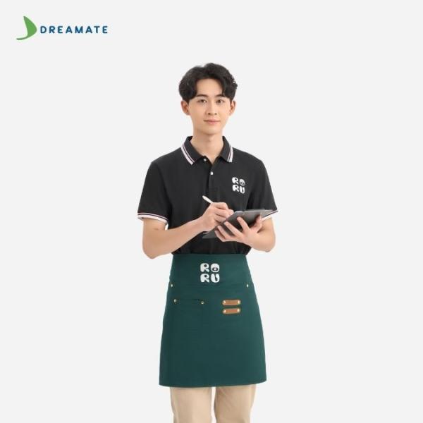Đồng phục nhà hàng Roru đen trắng