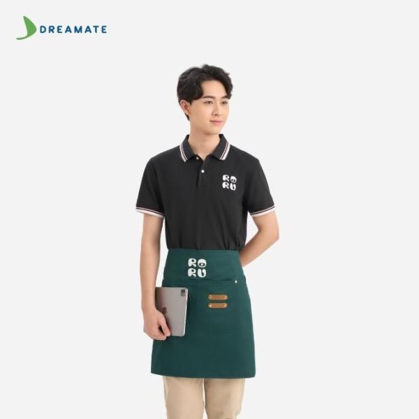 Đồng phục nhà hàng Roru đen trắng