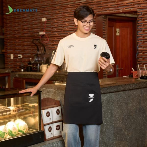Tạp dề đồng phục đen Universal Coffee