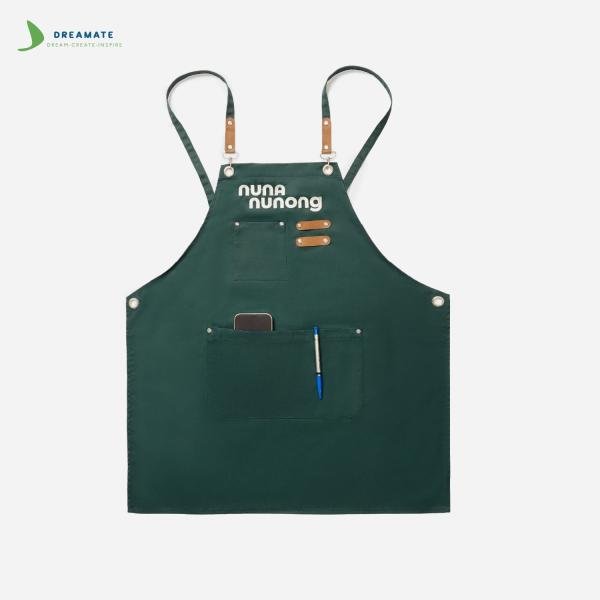 Tạp dề kaki dài đồng phục quán cafe - nhà hàng - khách sạn- Dreamate