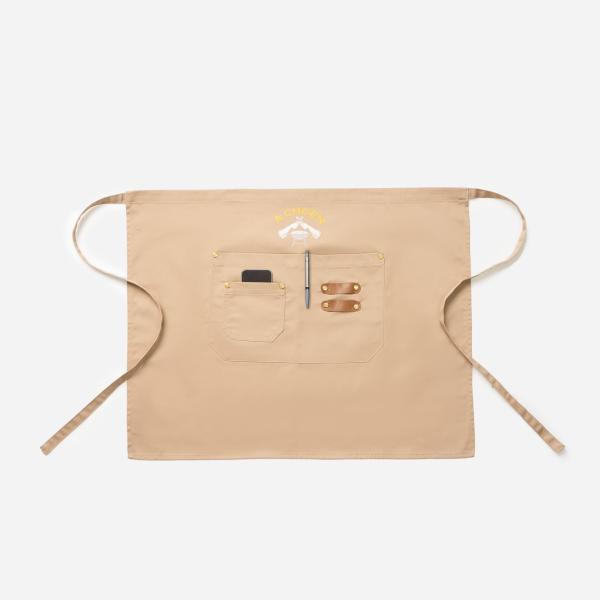 Tạp dề kaki ngắn đồng phục quán cafe - nhà hàng - khách sạn- Dreamate