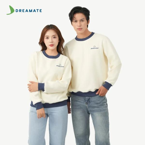 Áo sweater đồng phục trắng xanh Boeing