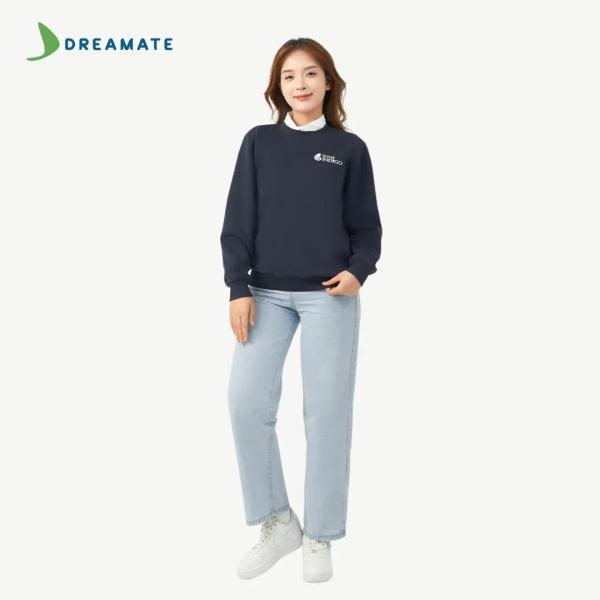 Áo sweater đồng phục xanh trắng Hotel Indigo