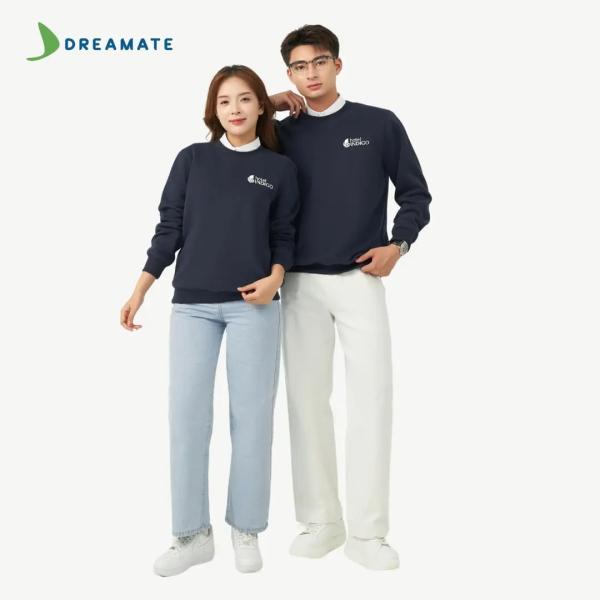 Áo sweater đồng phục xanh trắng Hotel Indigo