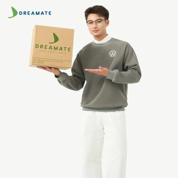 Áo sweater đồng phục xanh xám Volkswagen