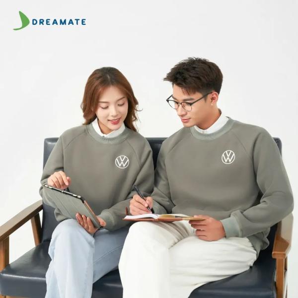 Áo sweater đồng phục xanh xám Volkswagen