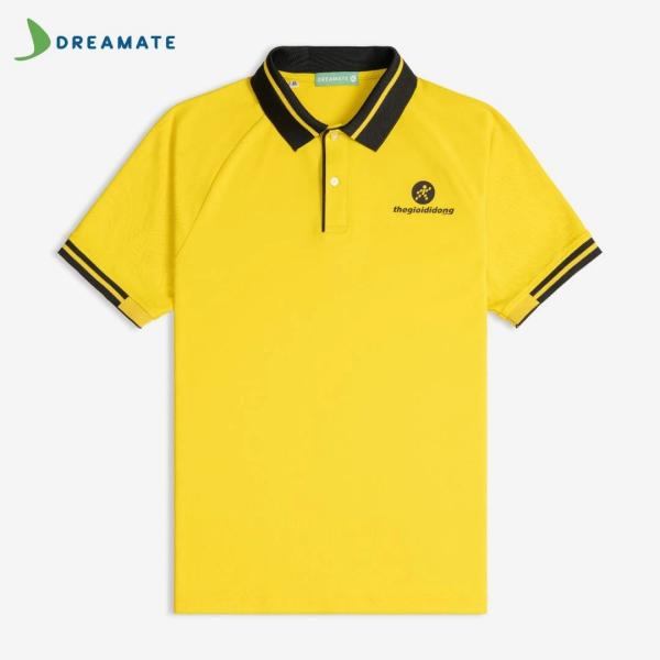 Áo polo đồng phục vàng đen Thegioididong