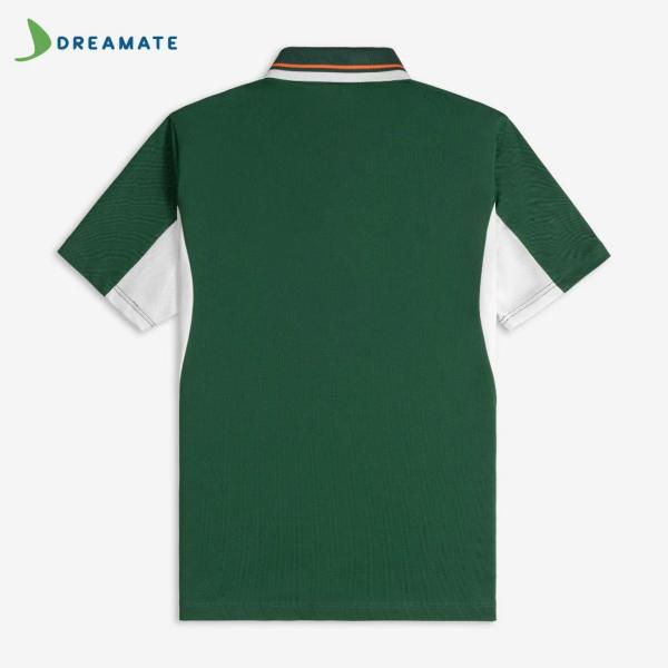 Áo polo đồng phục xanh trắng Xuân Mai Corp