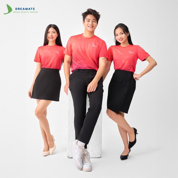 Áo đồng phục team building Viettel đỏ