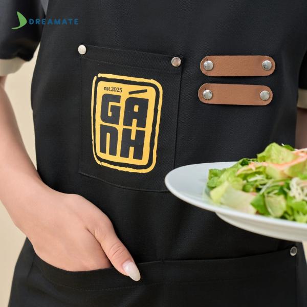 BST Áo phối cổ x tạp dề dài