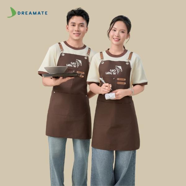 BST Áo phối cổ x tạp dề dài