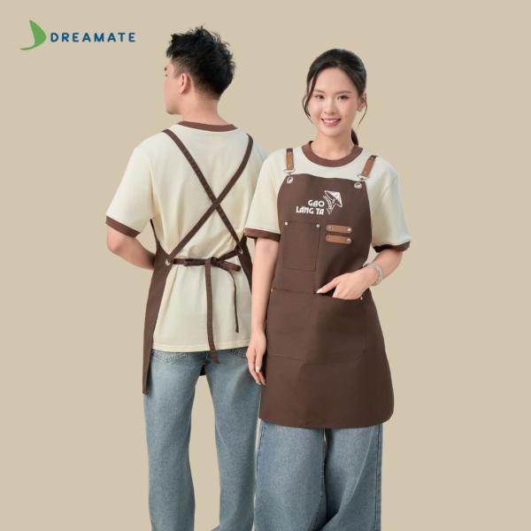 BST Áo phối cổ x tạp dề dài