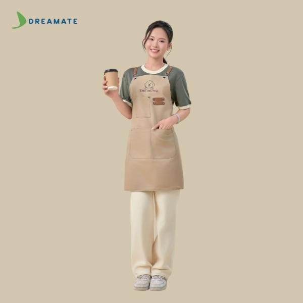 BST Áo phối cổ x tạp dề dài