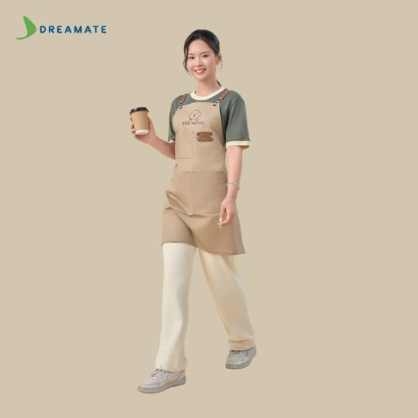 BST Áo phối cổ x tạp dề dài