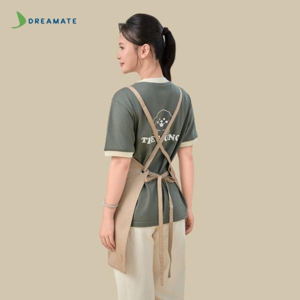 BST Áo phối cổ x tạp dề dài