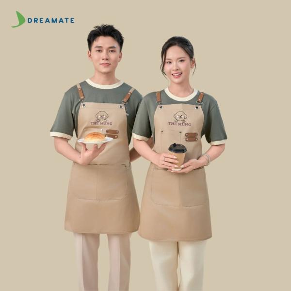 BST Áo phối cổ x tạp dề dài