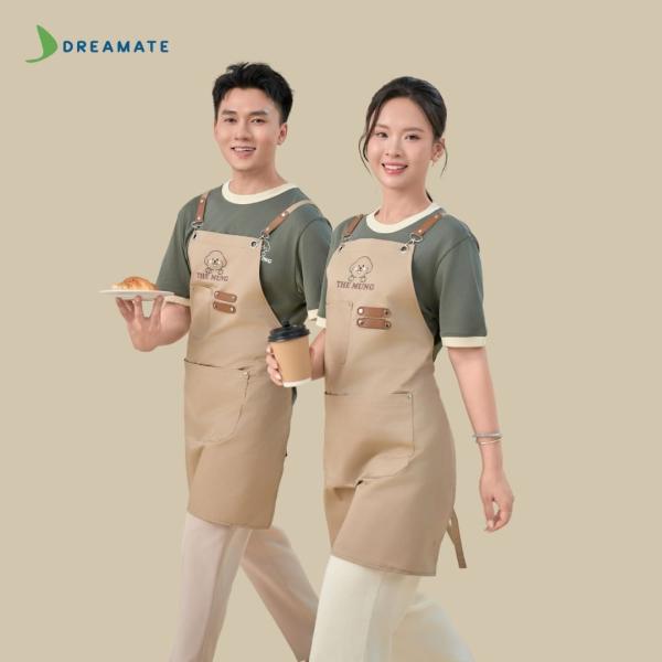 BST Áo phối cổ x tạp dề dài
