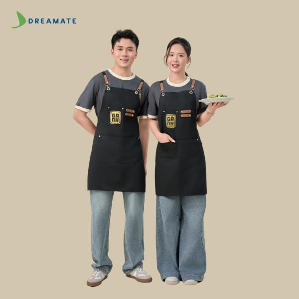 BST Áo phối cổ x tạp dề dài