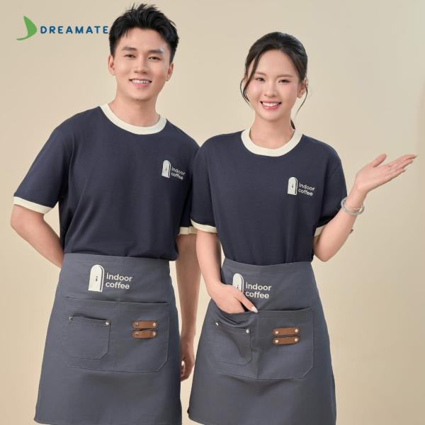 BST Áo phối cổ x tạp dề ngắn