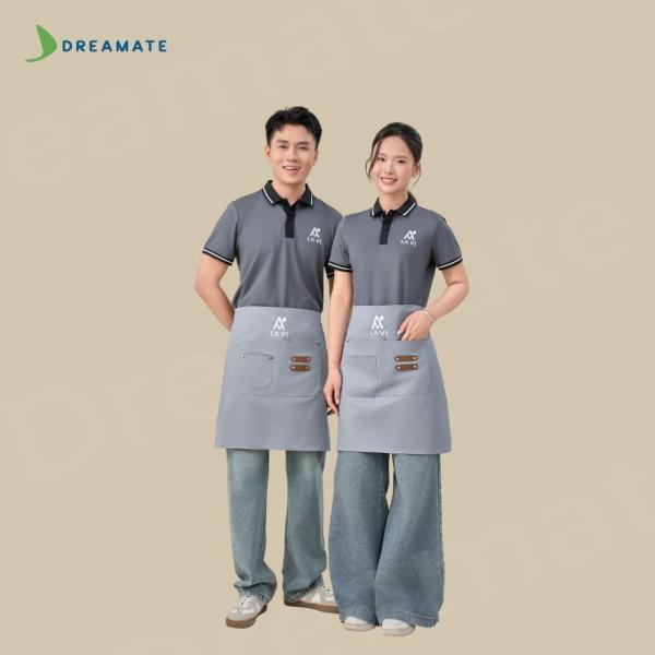 BST Áo polo x tạp dề ngắn