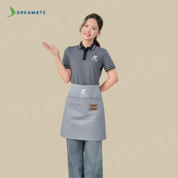 BST Áo polo x tạp dề ngắn